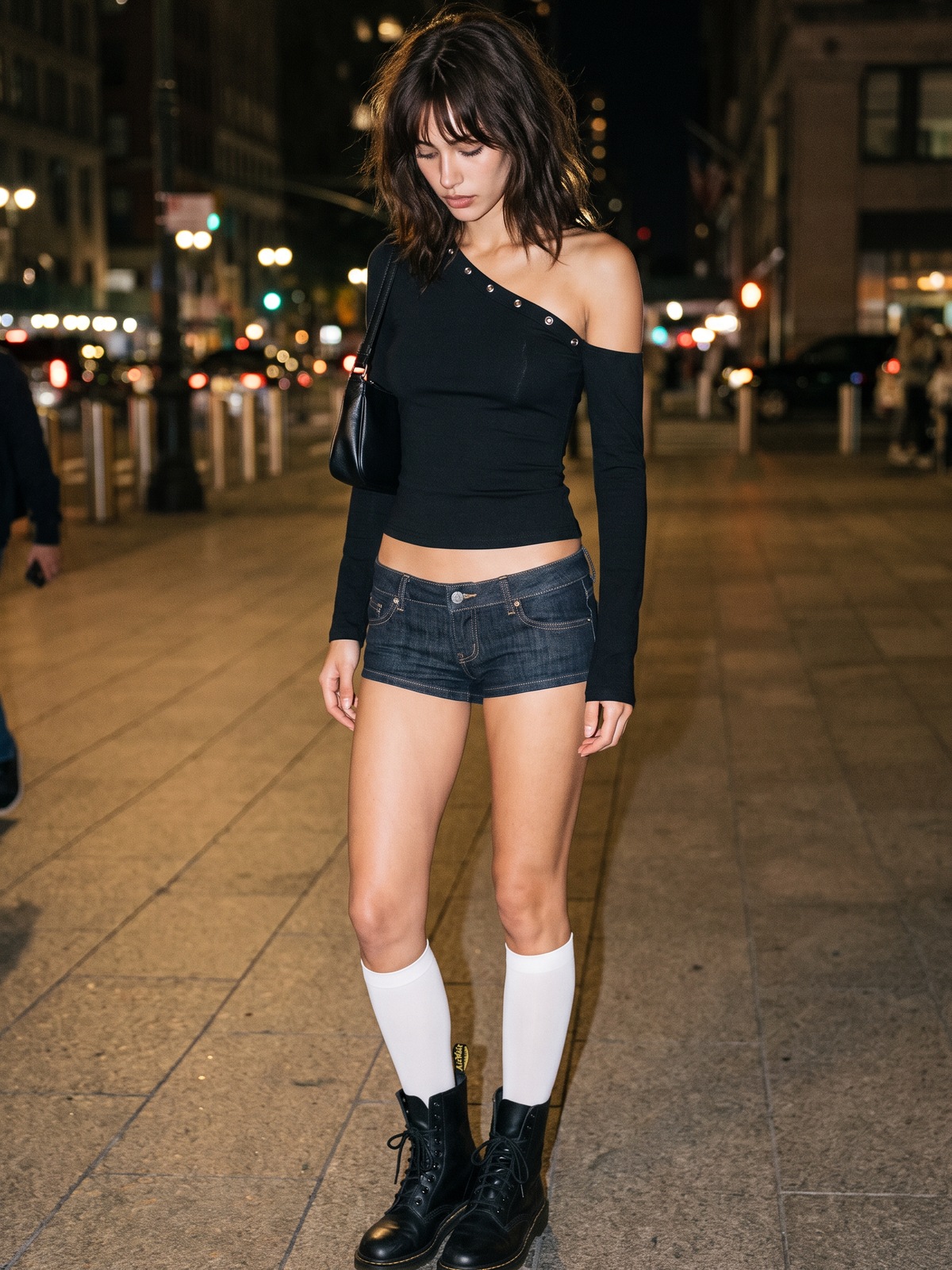 Asymmetric Snap Shoulder Top — image 3