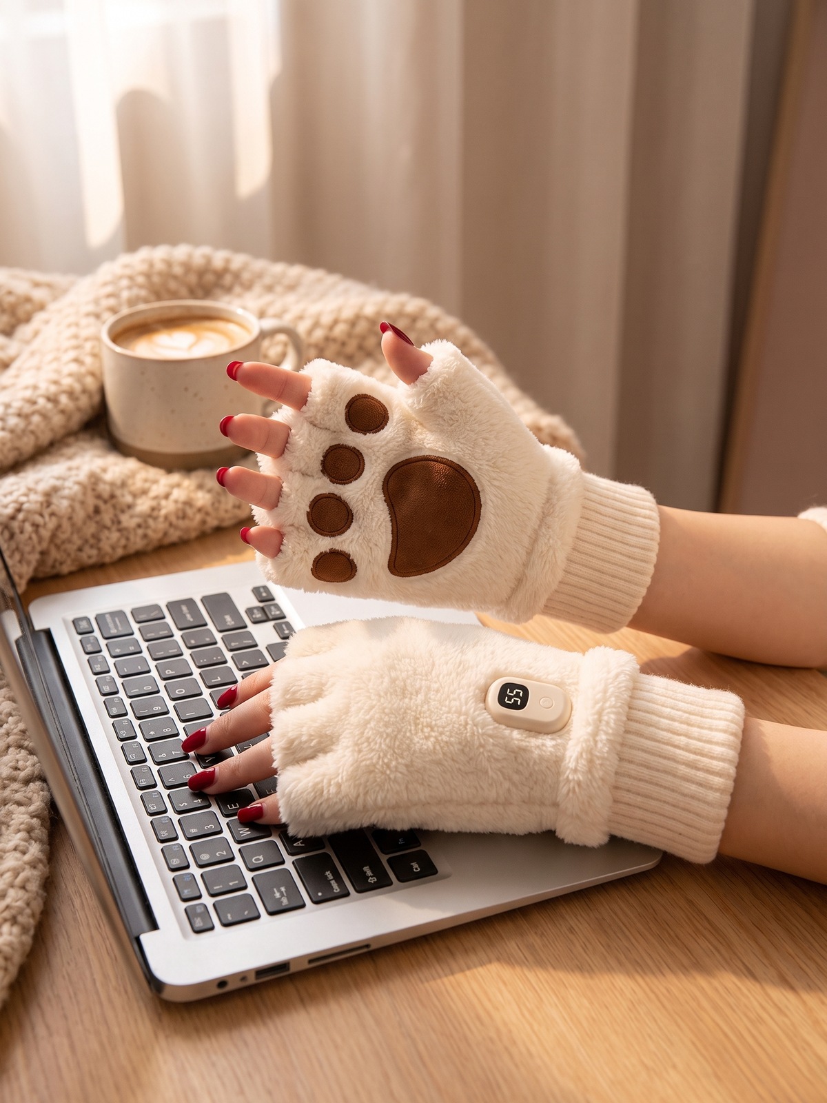 Heated Cat Paw Gloves — image 3
